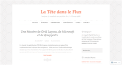 Desktop Screenshot of blog.goetter.fr
